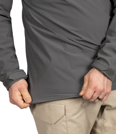 Fabric of Men's Pro Duty Pullover in Wolf Grey