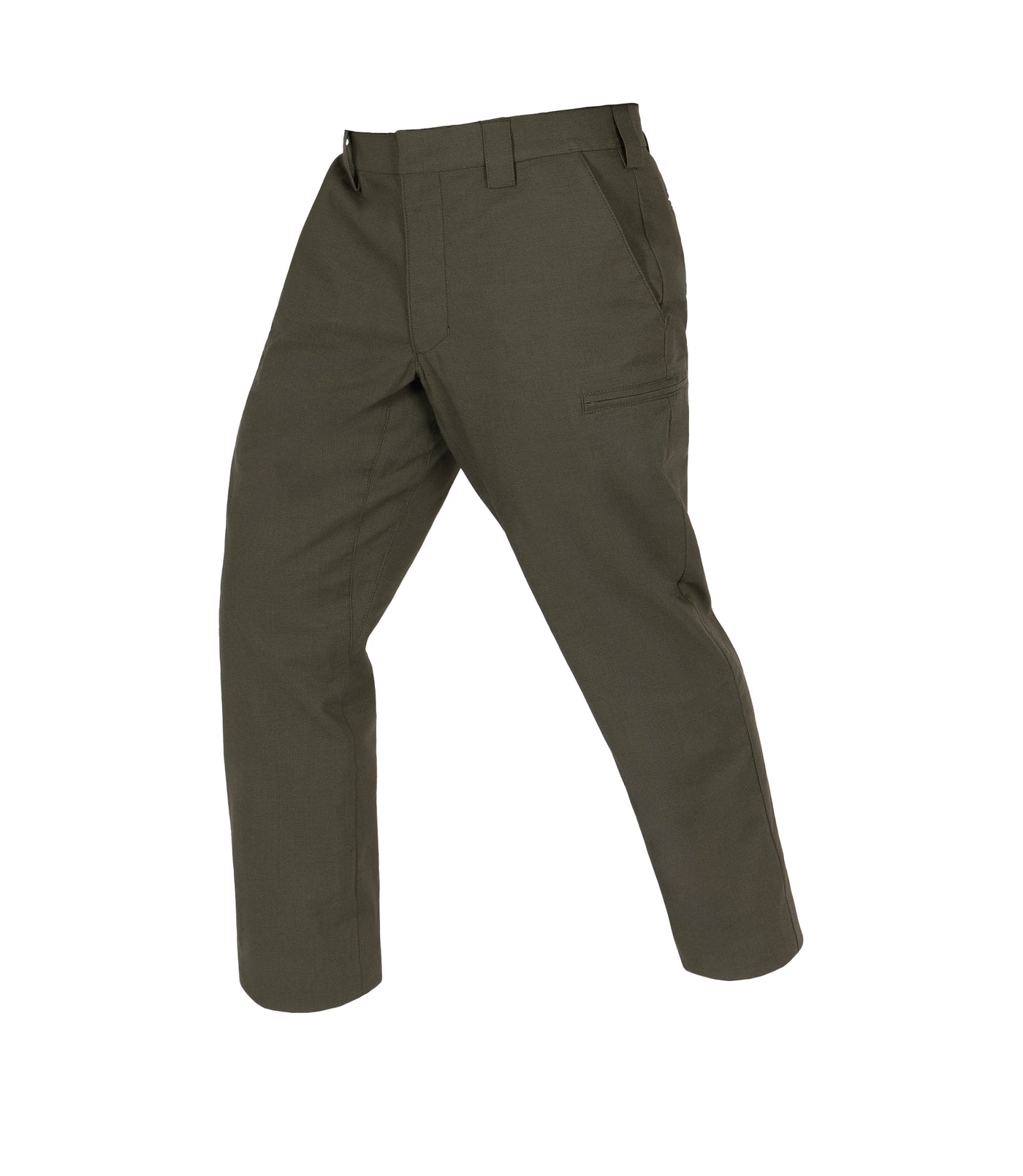 Front Ghosted View of Men's V2 PRO DUTY 6 Pocket Pant with SAP in OD Green