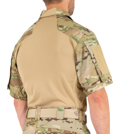 Side of Men's Defender Short Sleeve Shirt in MultiCam®