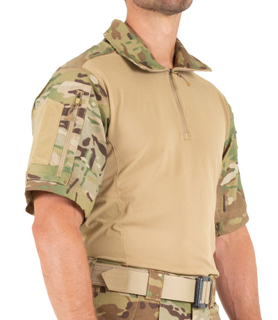 Side of Men's Defender Short Sleeve Shirt in MultiCam®